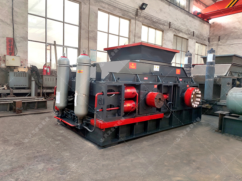 液壓對輥破碎機(jī)如何做到"吃硬不吃虧"——高能效破碎還省電？